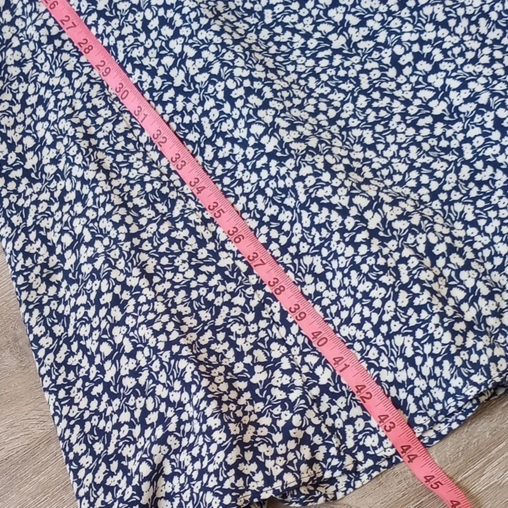 Reformation Blue and White Sleeveless V-Neck Sundress - Picture 7 of 10